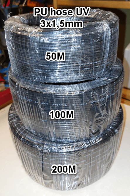 Hovedbilde Air hose 3x1,5mm black